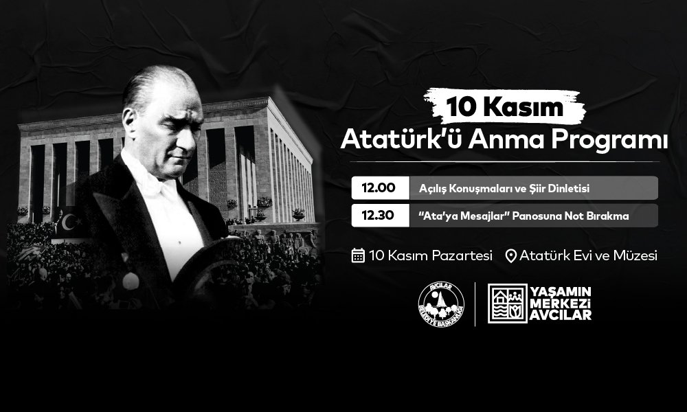 10 Kasım Anma Programı