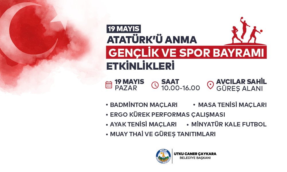 19 Mayıs ATATÜRK'ü Anma Gençlik ve Spor Bayramı Etkinlikleri