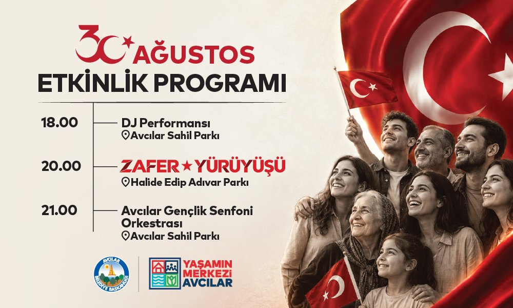 30 Ağustos Zafer Bayramı Etkinlik Programı
