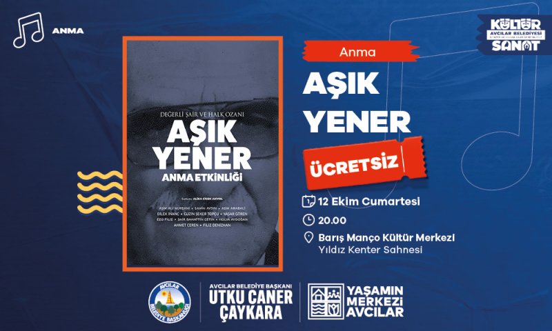 Aşık Yener Anma Etkinliği