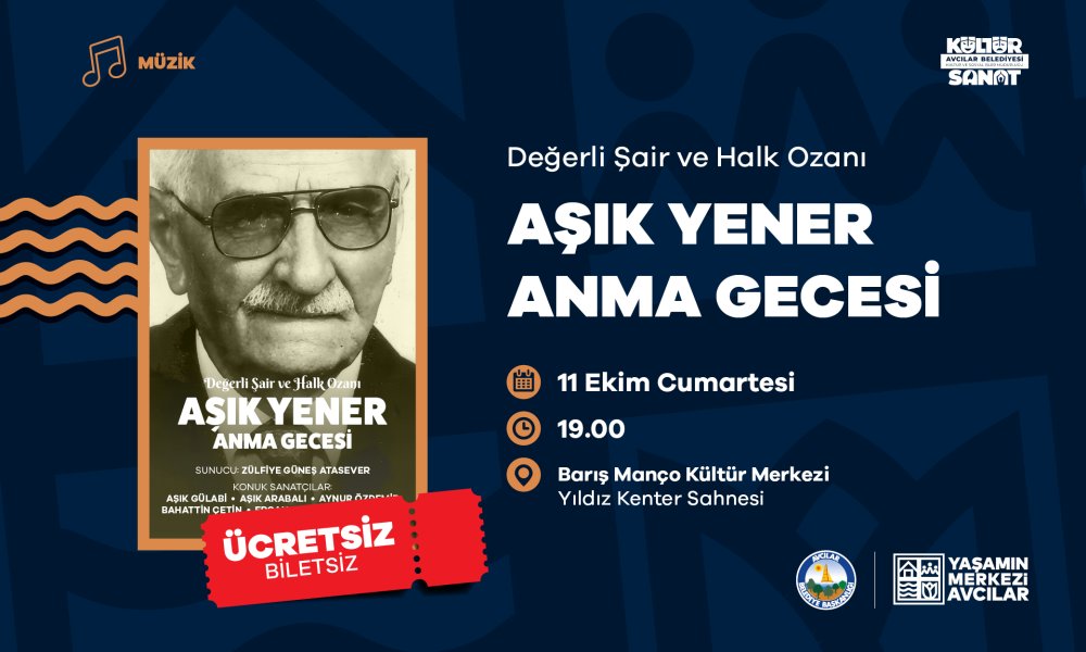 Aşık Yener Anma Gecesi