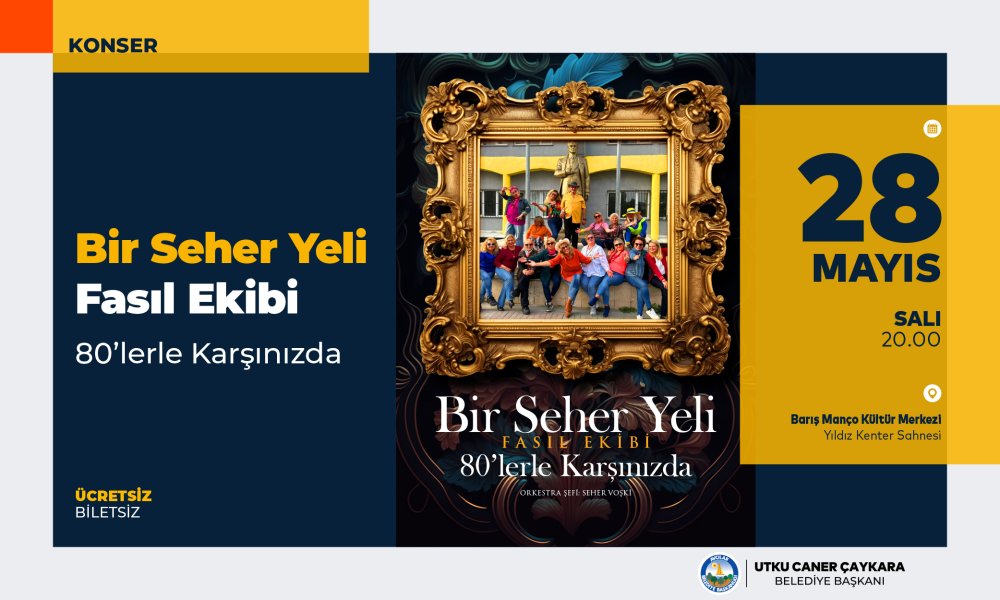 Bir Seher Yeli Fasıl Ekibi 80'lerle karşınızda - Konser