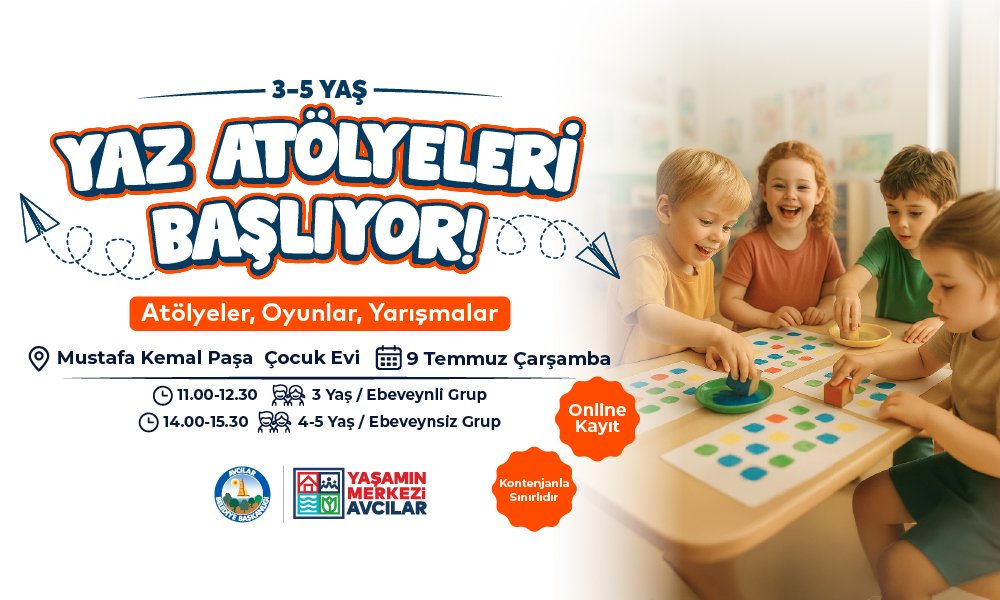Çocuk Yaz Atölyeleri