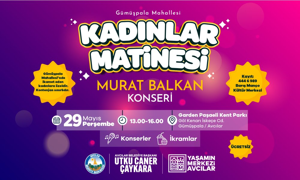 Kadınlar Matinesi Gümüşpala'da