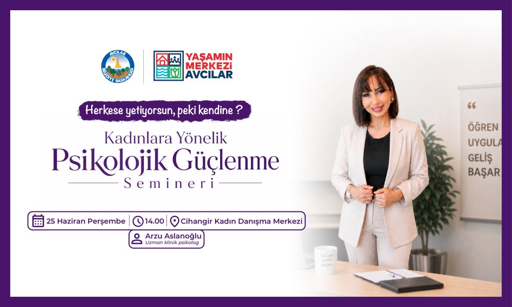 Kadınlara Yönelik Psikolojik Güçlenme Semineri