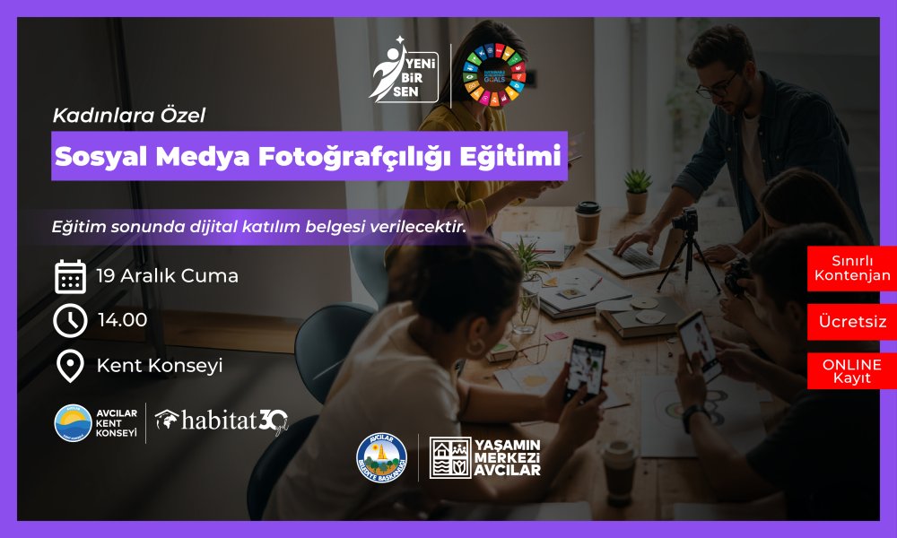 Sosyal Medya Fotoğrafçılığı Eğitimi