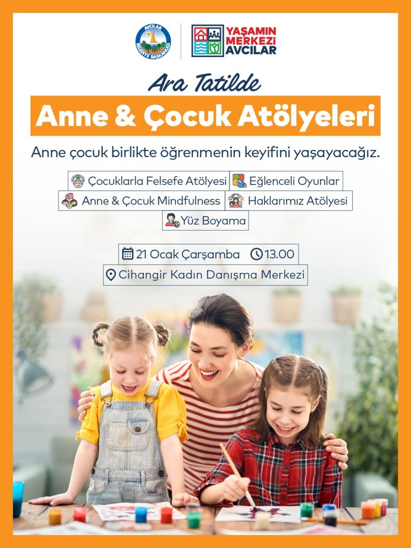 AVCILAR'DA SÖMESTİR TATİLİ ÇOCUKLARLA GÜZEL