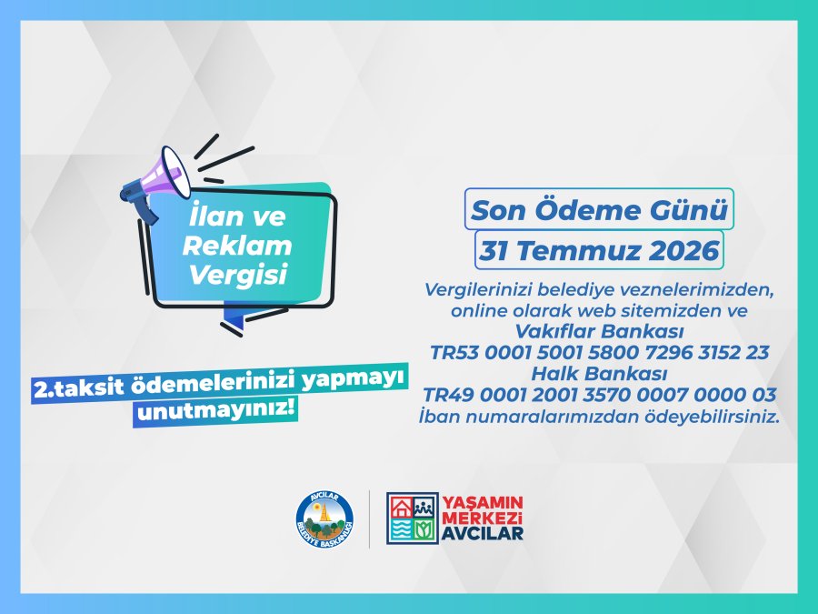 iLAN REKLAM VERGİ