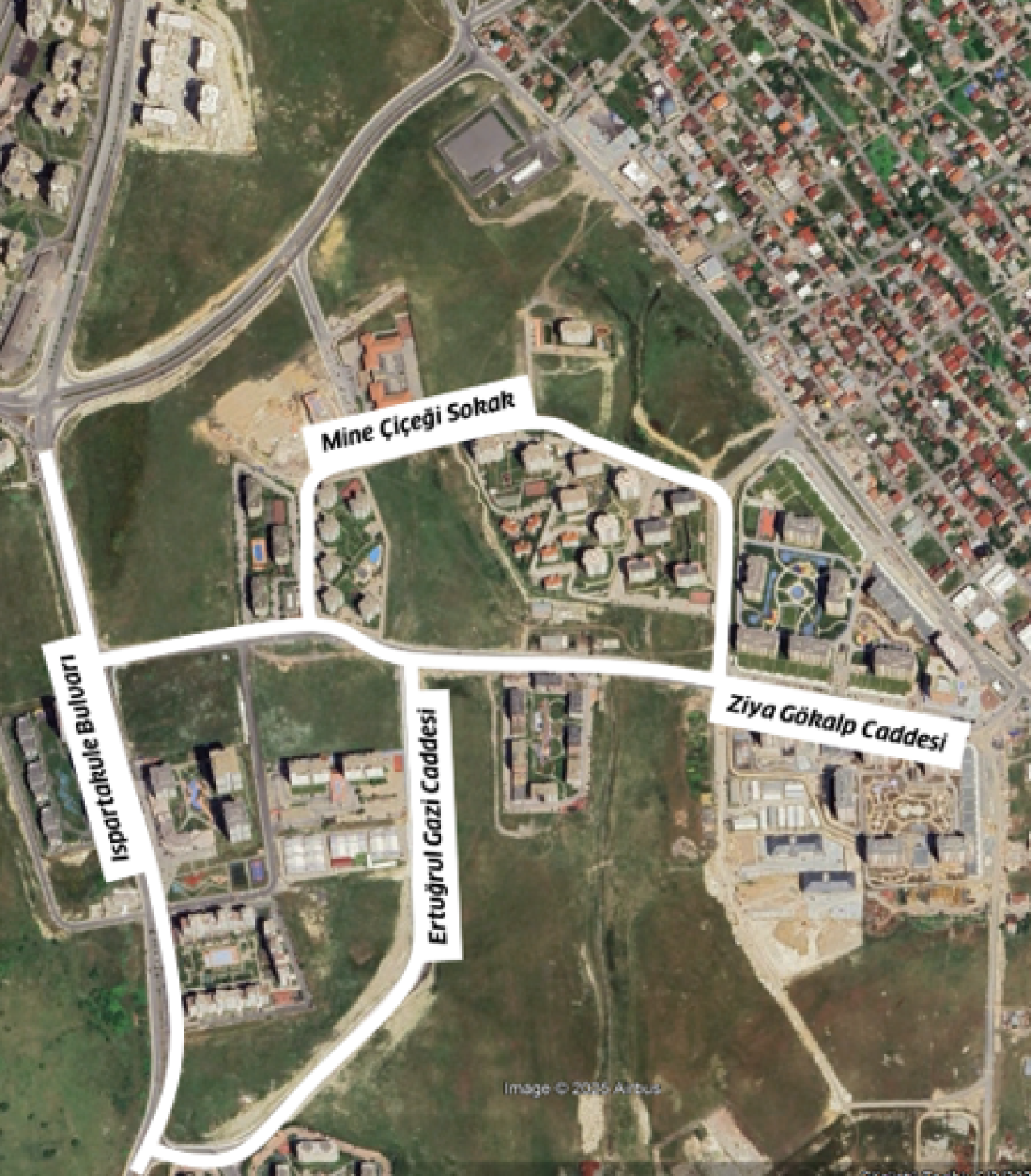 Bisiklet Yolu Ziya Gökalp Caddesi  Tahtakale Mahallesi