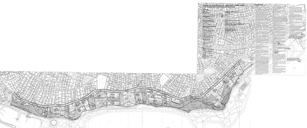 İstanbul İli, Avcılar İlçesi, Dr. Sadık Ahmet Caddesi Güneyi 1/1000 Ölçekli Revizyon Uygulama İmar Planı