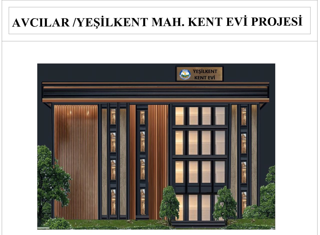 Kent Evi Yapımı Yeşilkent Mahallesi