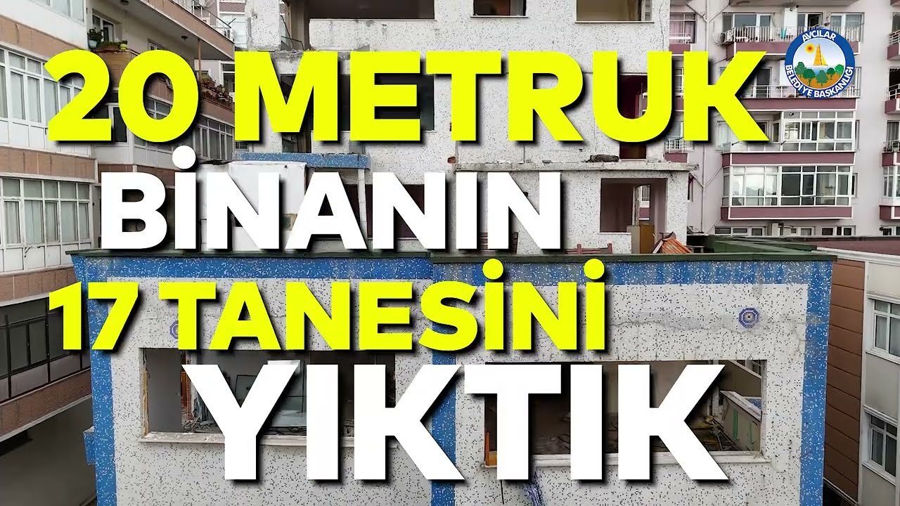 Avcılar’da metruk binalar sorun olmaktan çıkıyor!